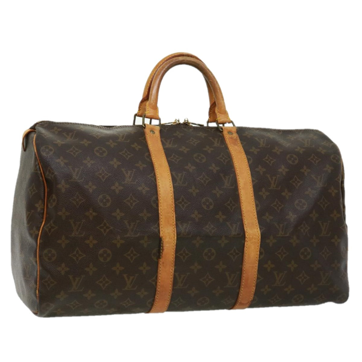 LOUIS VUITTON Monogram Keepall 50 Boston Bag M41426 LV jk2793