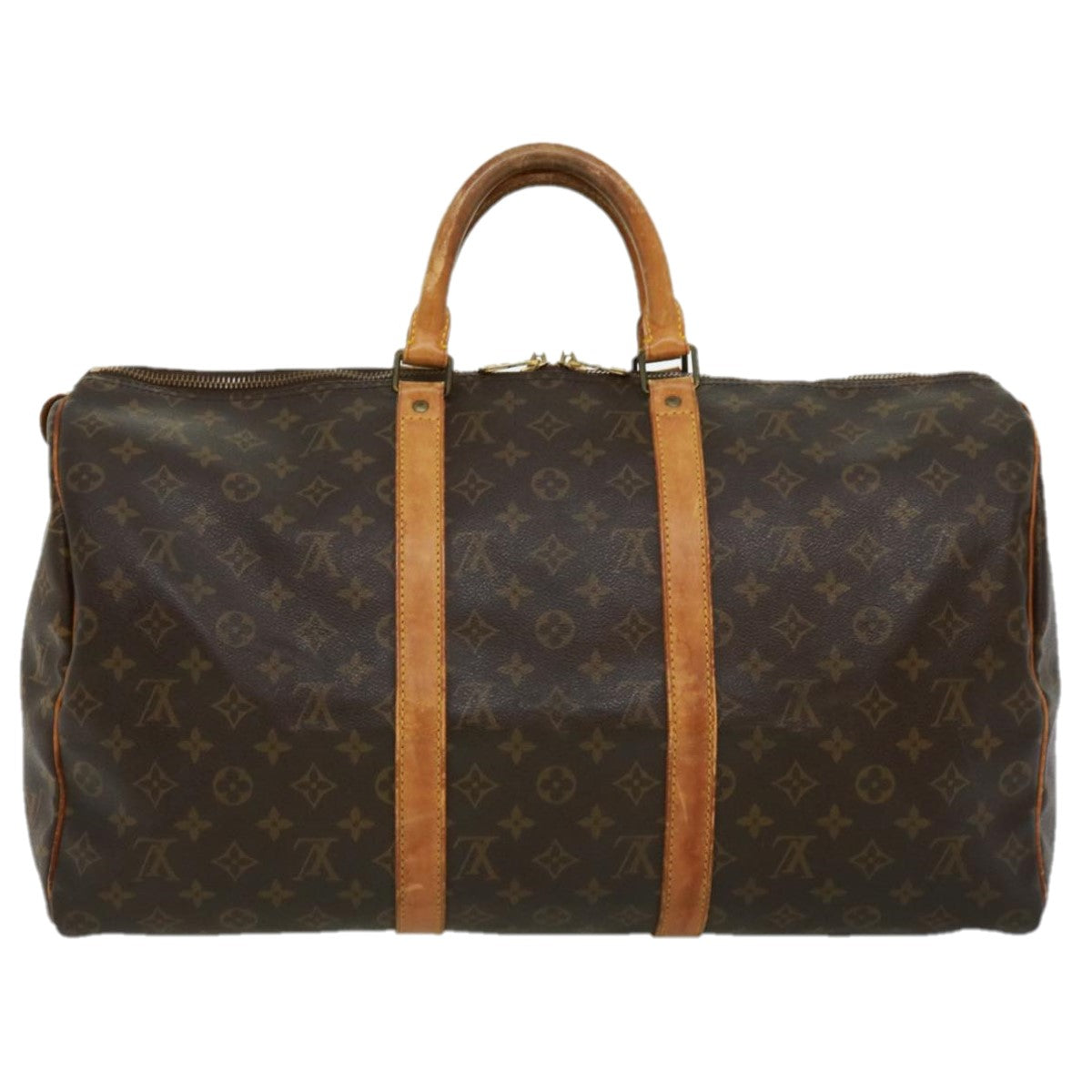 LOUIS VUITTON Monogram Keepall 50 Boston Bag M41426 LV jk2793