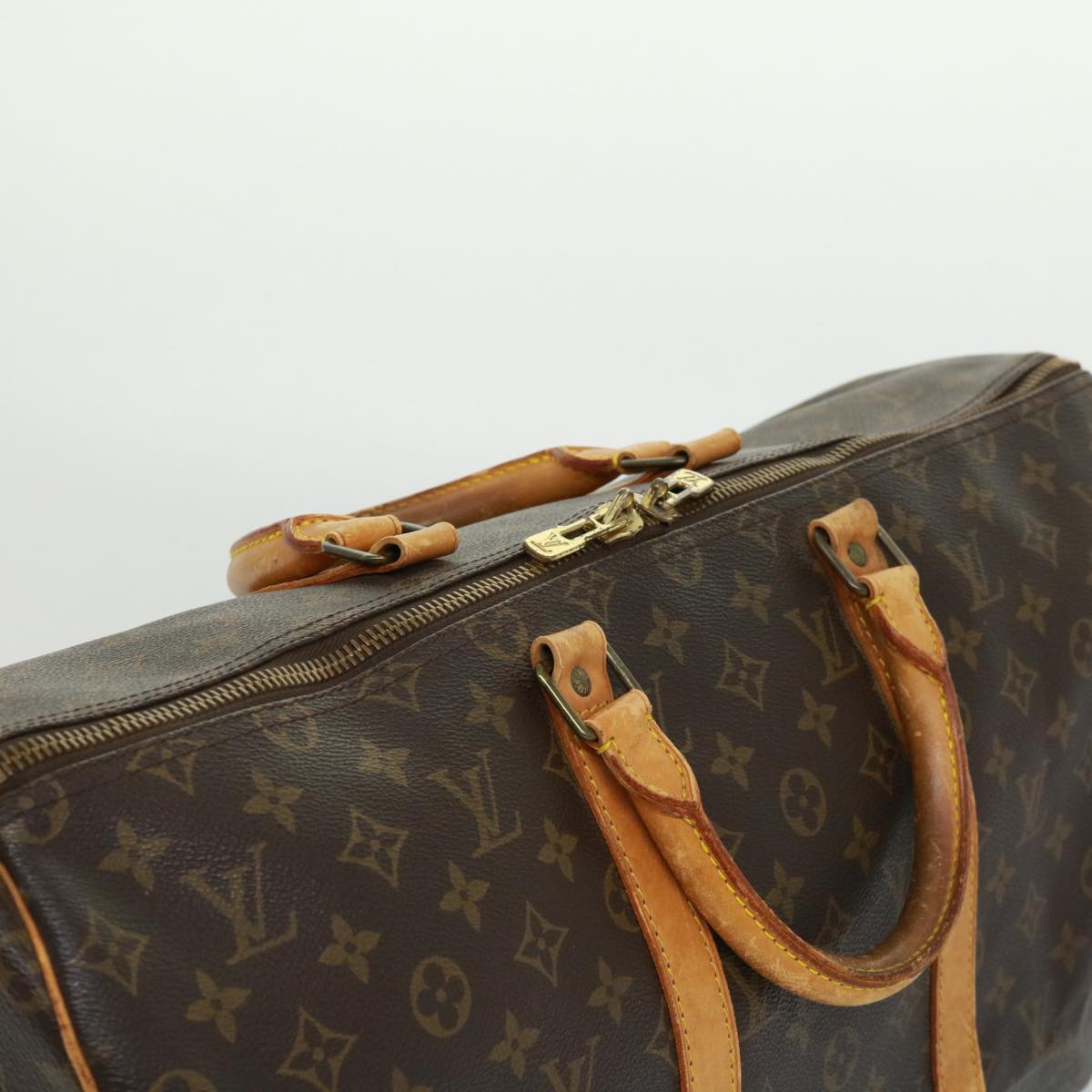 LOUIS VUITTON Monogram Keepall 50 Boston Bag M41426 LV jk2793