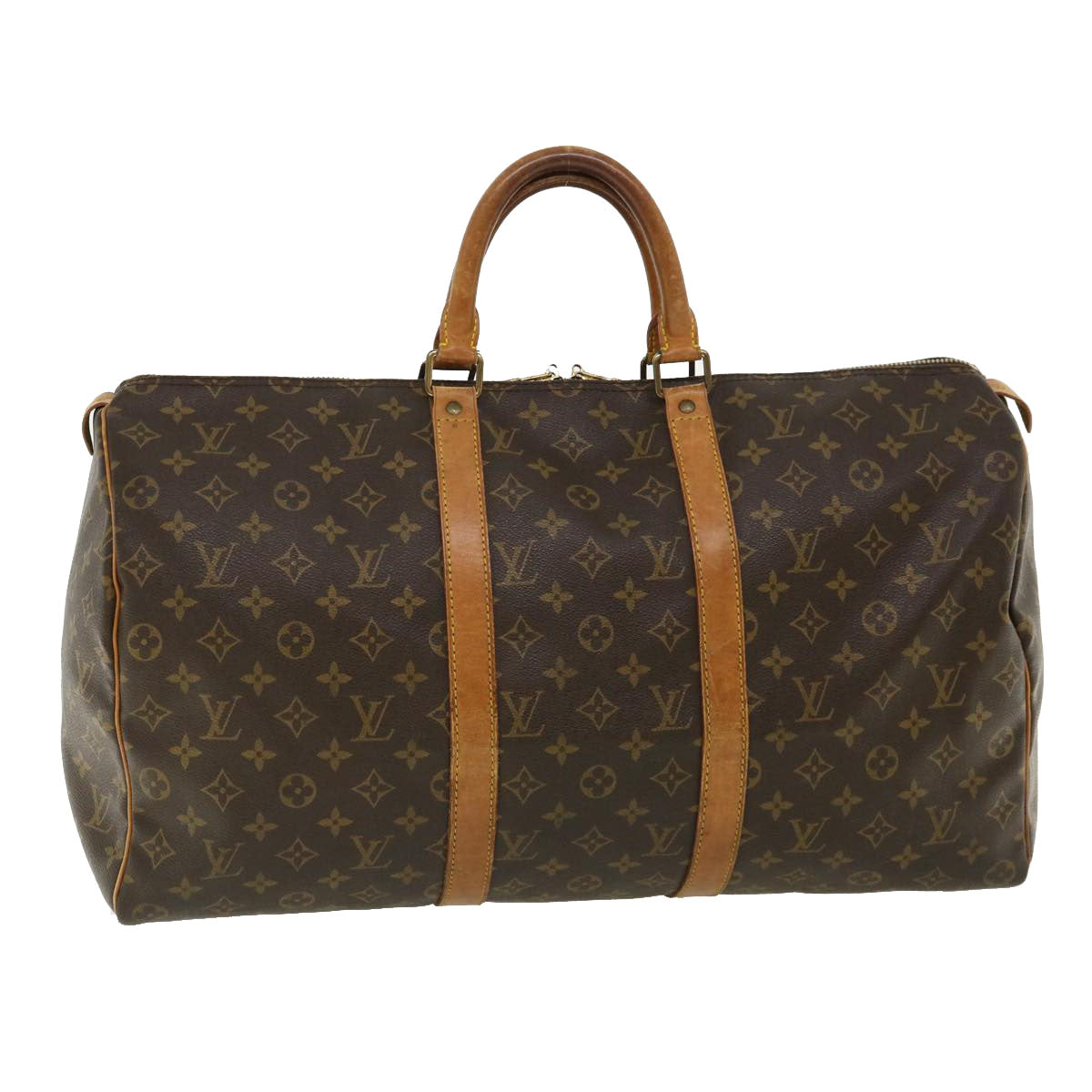 LOUIS VUITTON Monogram Keepall 50 Boston Bag M41426 LV jk2794