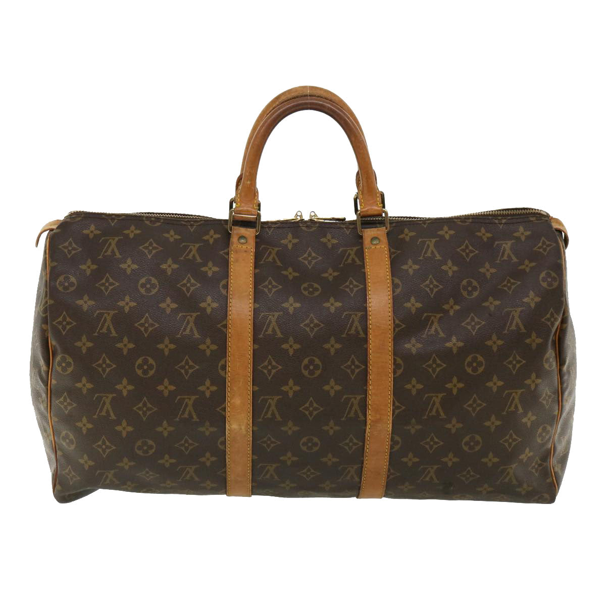 LOUIS VUITTON Monogram Keepall 50 Boston Bag M41426 LV jk2794