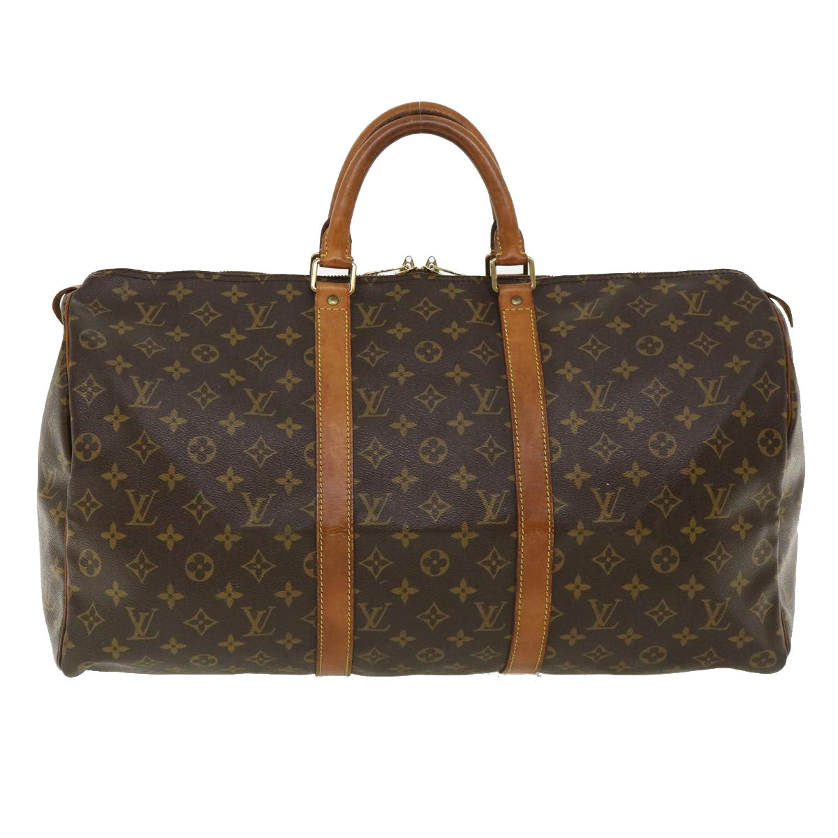 LOUIS VUITTON Monogram Keepall 50 Boston Bag M41426 LV jk2795