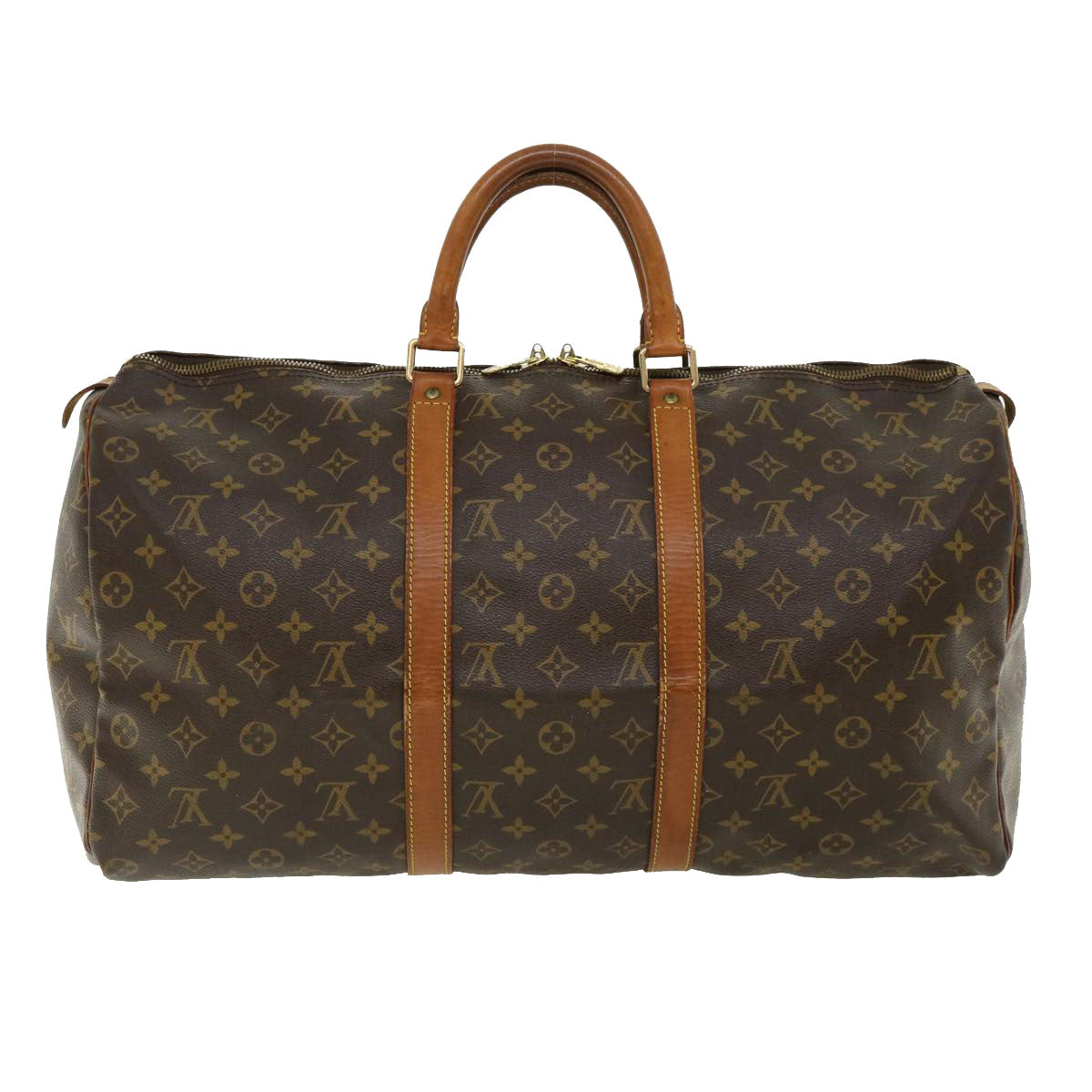 LOUIS VUITTON Monogram Keepall 50 Boston Bag M41426 LV jk2795
