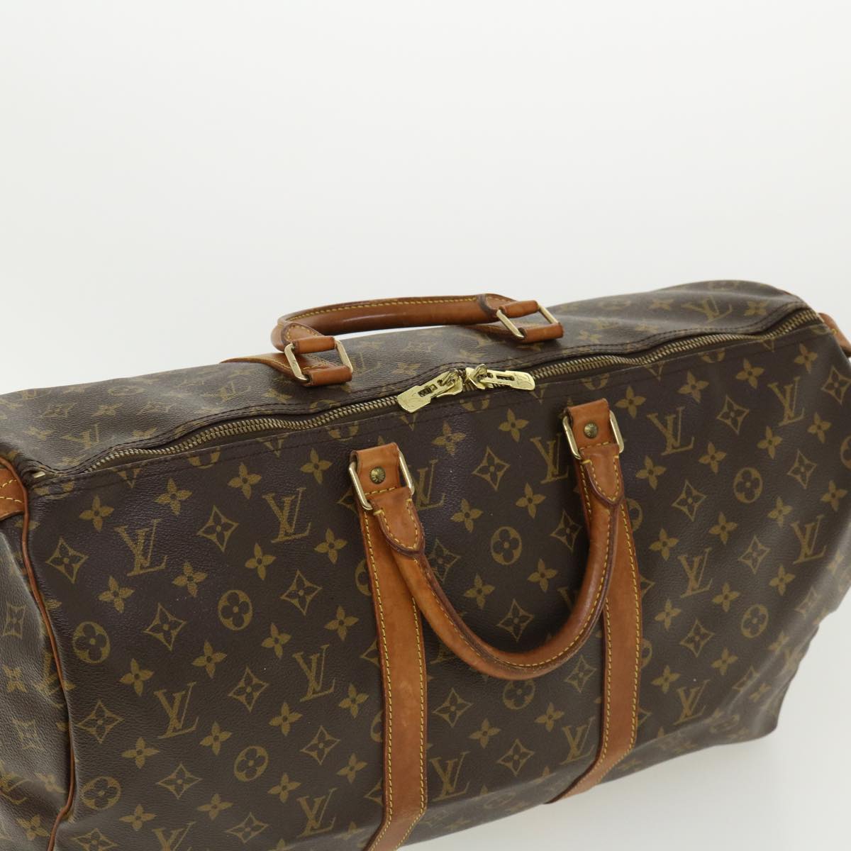 LOUIS VUITTON Monogram Keepall 50 Boston Bag M41426 LV jk2795