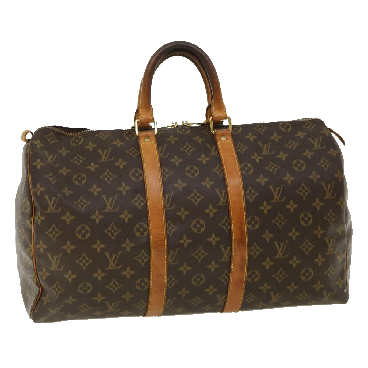 LOUIS VUITTON Monogram Keepall 45 Boston Bag M41428 LV jk2796