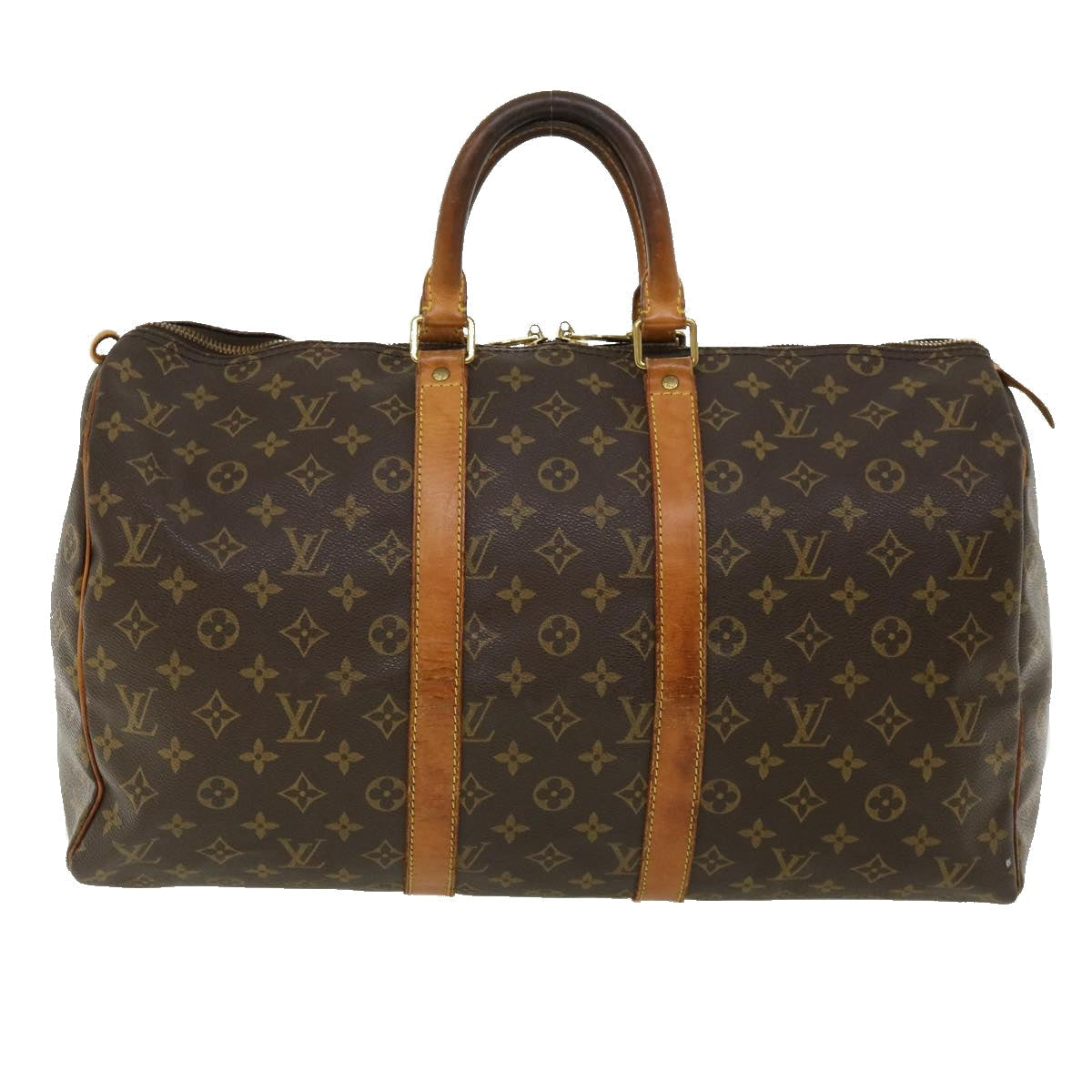 LOUIS VUITTON Monogram Keepall 45 Boston Bag M41428 LV jk2796