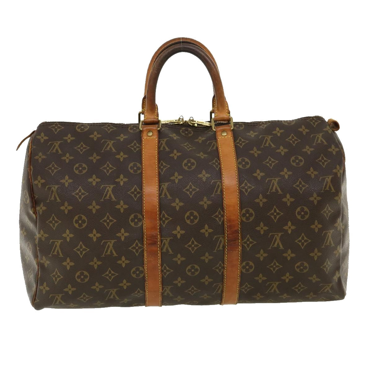 LOUIS VUITTON Monogram Keepall 45 Boston Bag M41428 LV jk2796