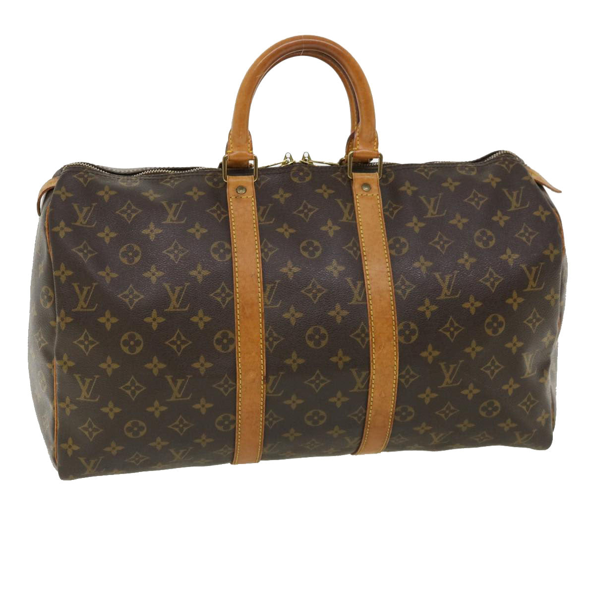 LOUIS VUITTON Monogram Keepall 45 Boston Bag M41428 LV jk2798