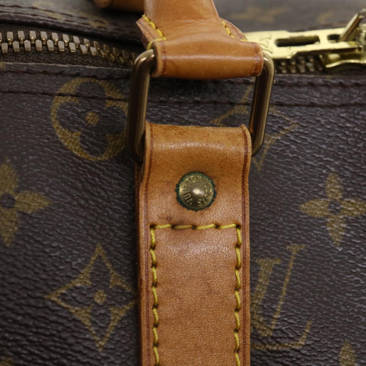 LOUIS VUITTON Monogram Keepall 45 Boston Bag M41428 LV jk2798
