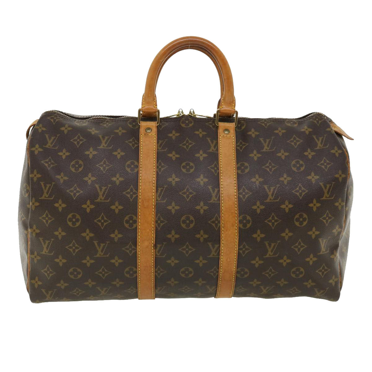 LOUIS VUITTON Monogram Keepall 45 Boston Bag M41428 LV jk2798