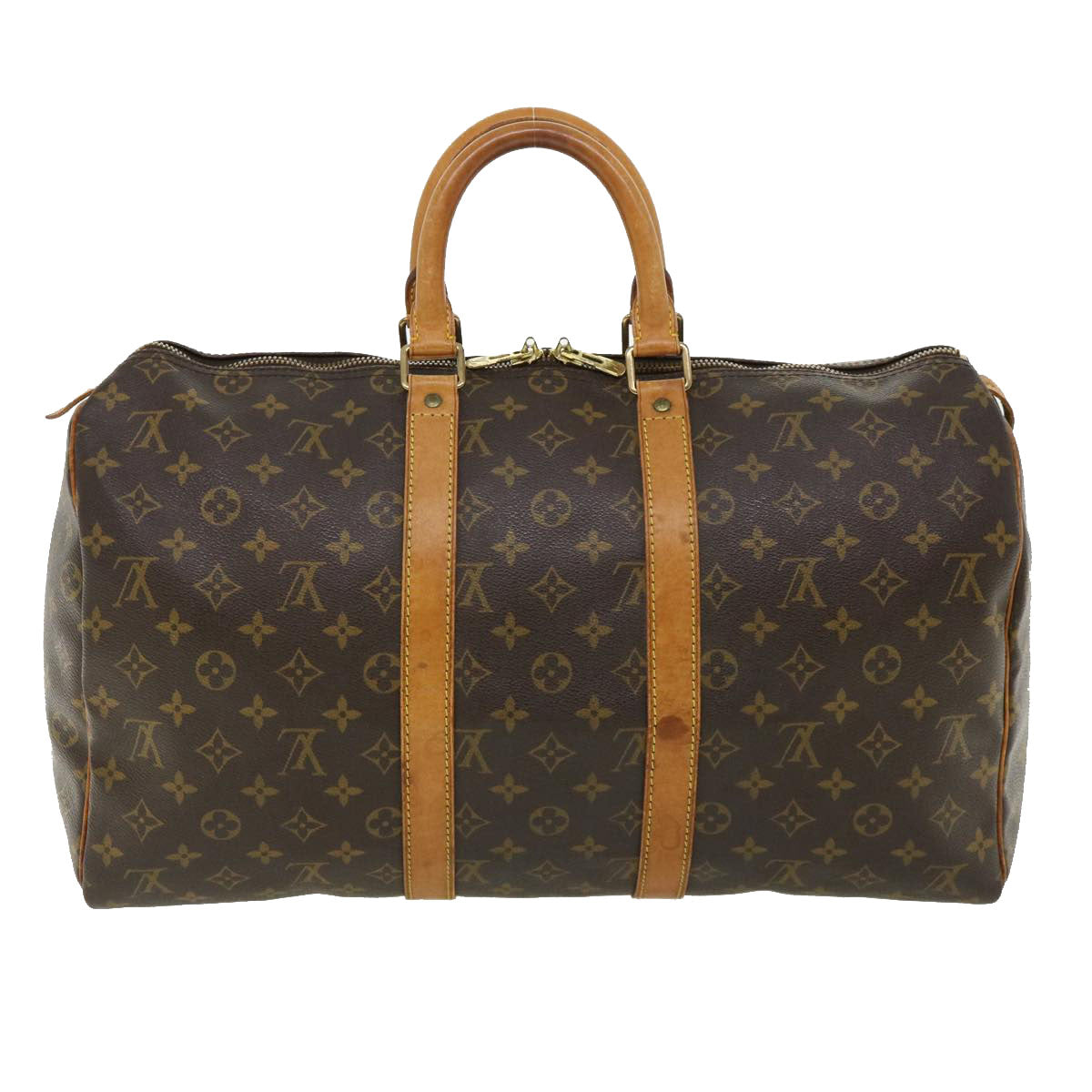 LOUIS VUITTON Monogram Keepall 45 Boston Bag M41428 LV jk2798