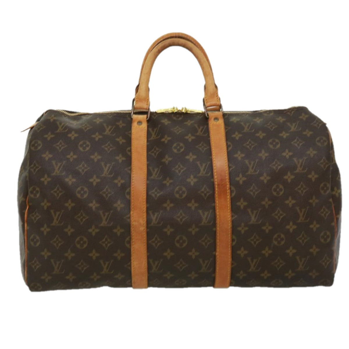 LOUIS VUITTON Monogram Keepall 50 Boston Bag M41426 LV jk2801