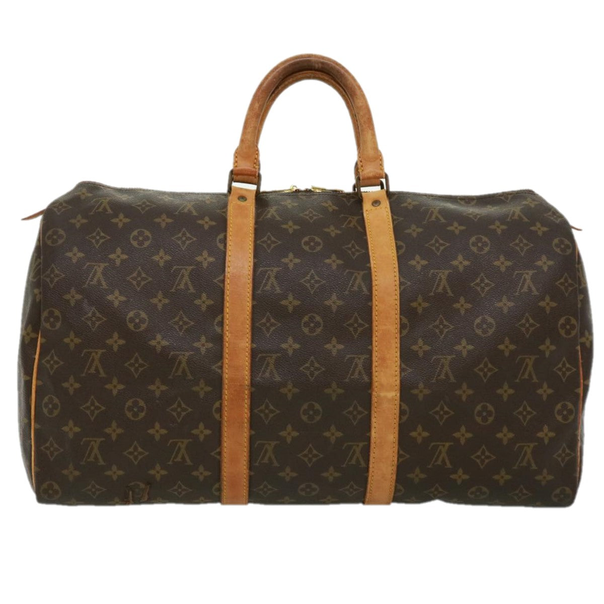 LOUIS VUITTON Monogram Keepall 50 Boston Bag M41426 LV jk2801