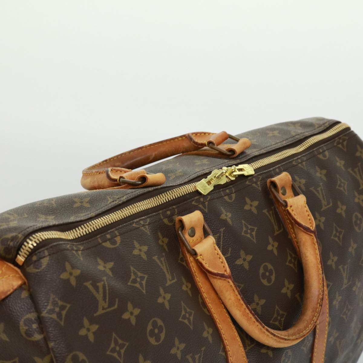 LOUIS VUITTON Monogram Keepall 50 Boston Bag M41426 LV jk2801