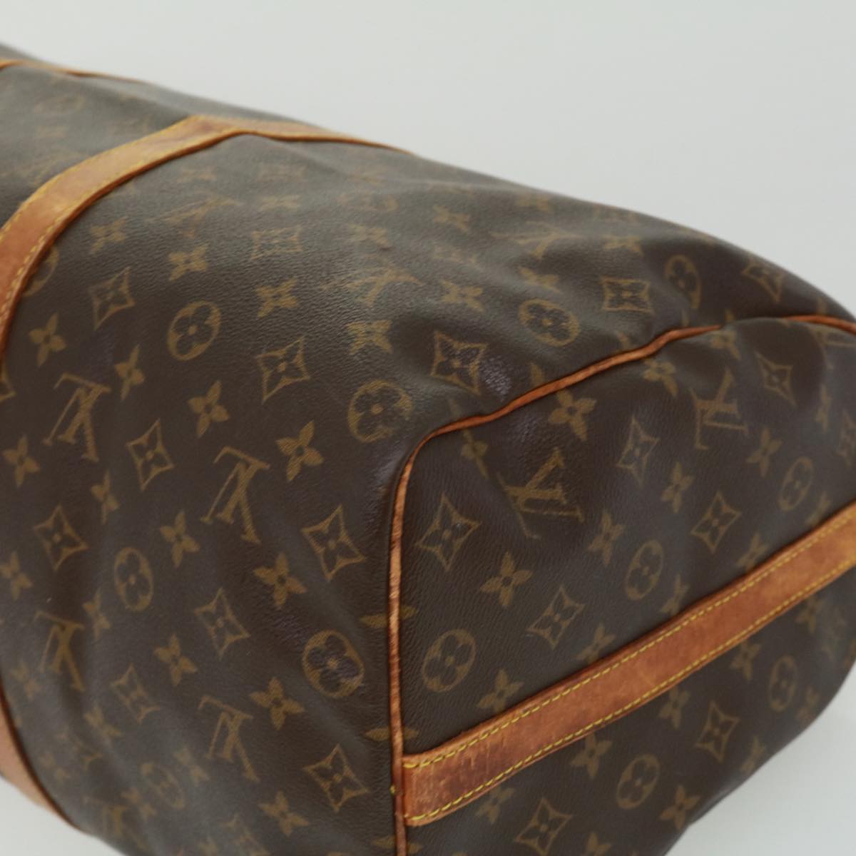 LOUIS VUITTON Monogram Keepall Bandouliere 50 Boston Bag M41416 LV jk2809