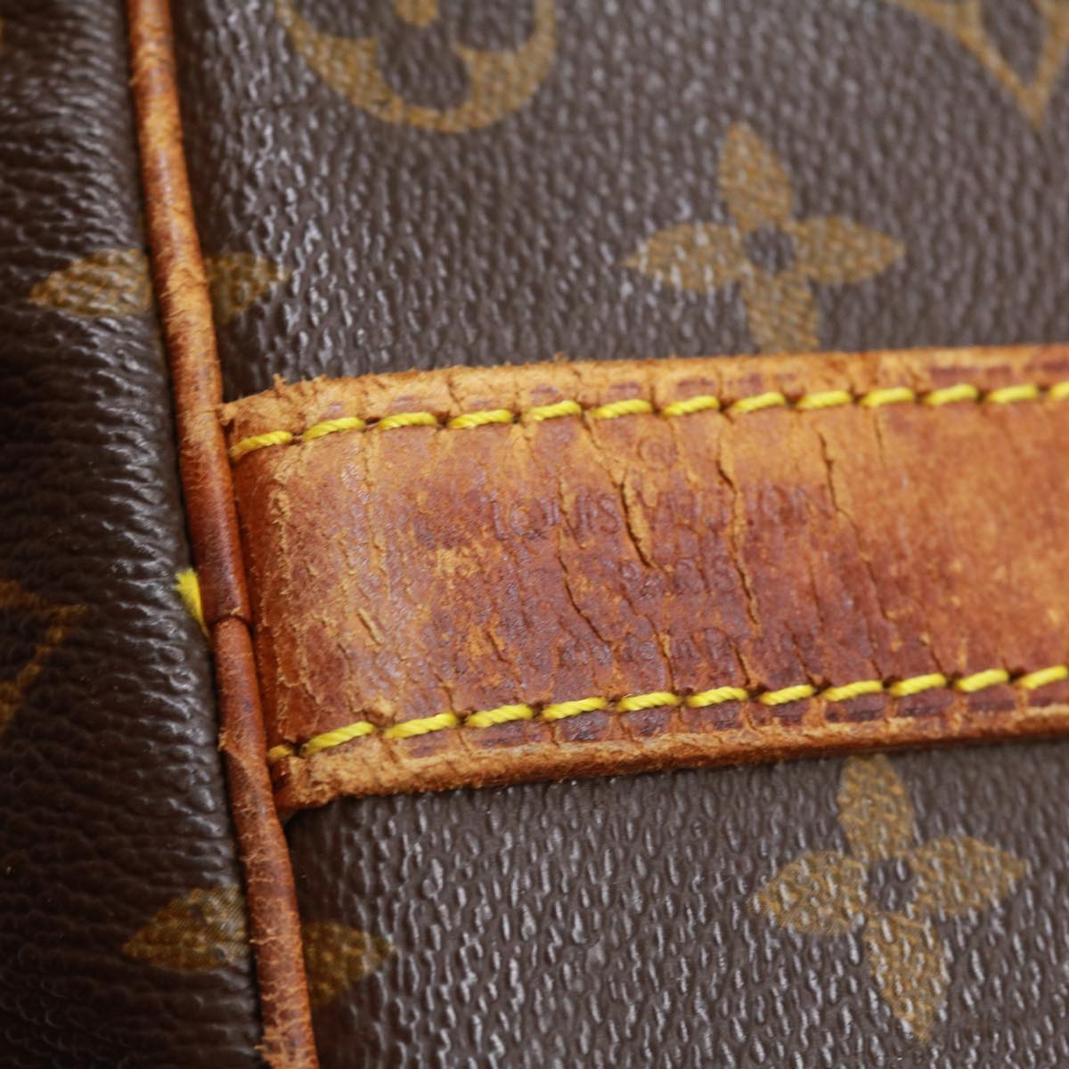 LOUIS VUITTON Monogram Keepall Bandouliere 50 Boston Bag M41416 LV jk2809
