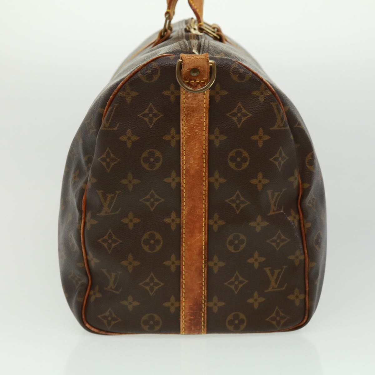 LOUIS VUITTON Monogram Keepall Bandouliere 50 Boston Bag M41416 LV jk2809