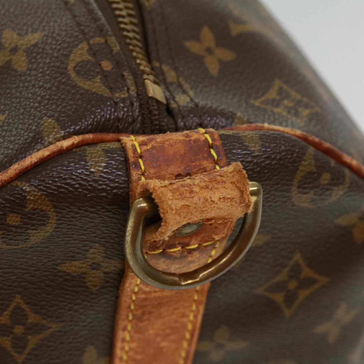 LOUIS VUITTON Monogram Keepall Bandouliere 50 Boston Bag M41416 LV jk2809