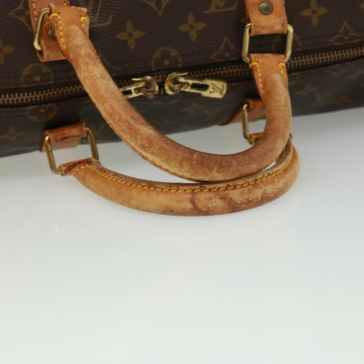 LOUIS VUITTON Monogram Keepall Bandouliere 50 Boston Bag M41416 LV jk2809