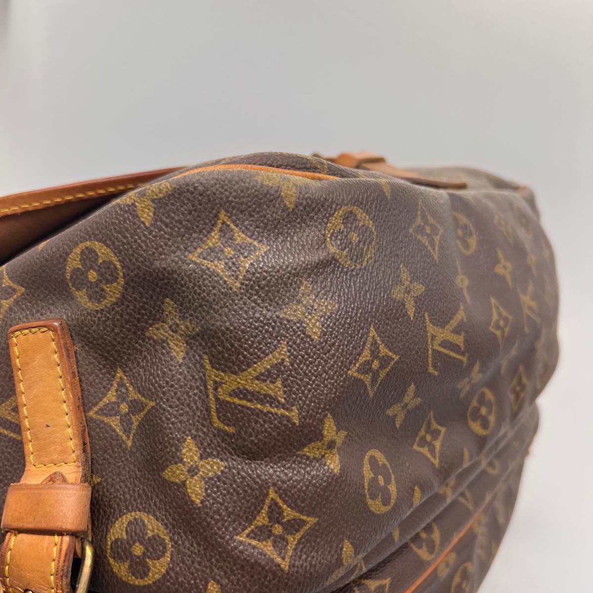 LOUIS VUITTON Monogram Saumur 35 Shoulder Bag M42254 LV jk2817