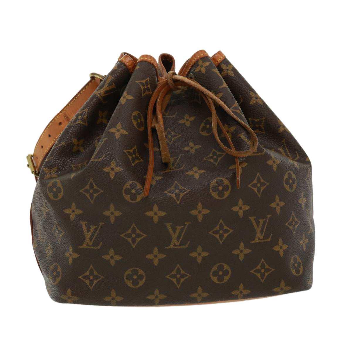 LOUIS VUITTON Monogram Petit Noe Shoulder Bag M42226 LV jk2852