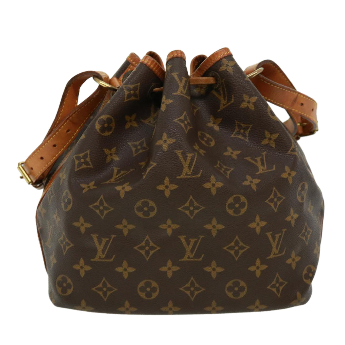 LOUIS VUITTON Monogram Petit Noe Shoulder Bag M42226 LV jk2852