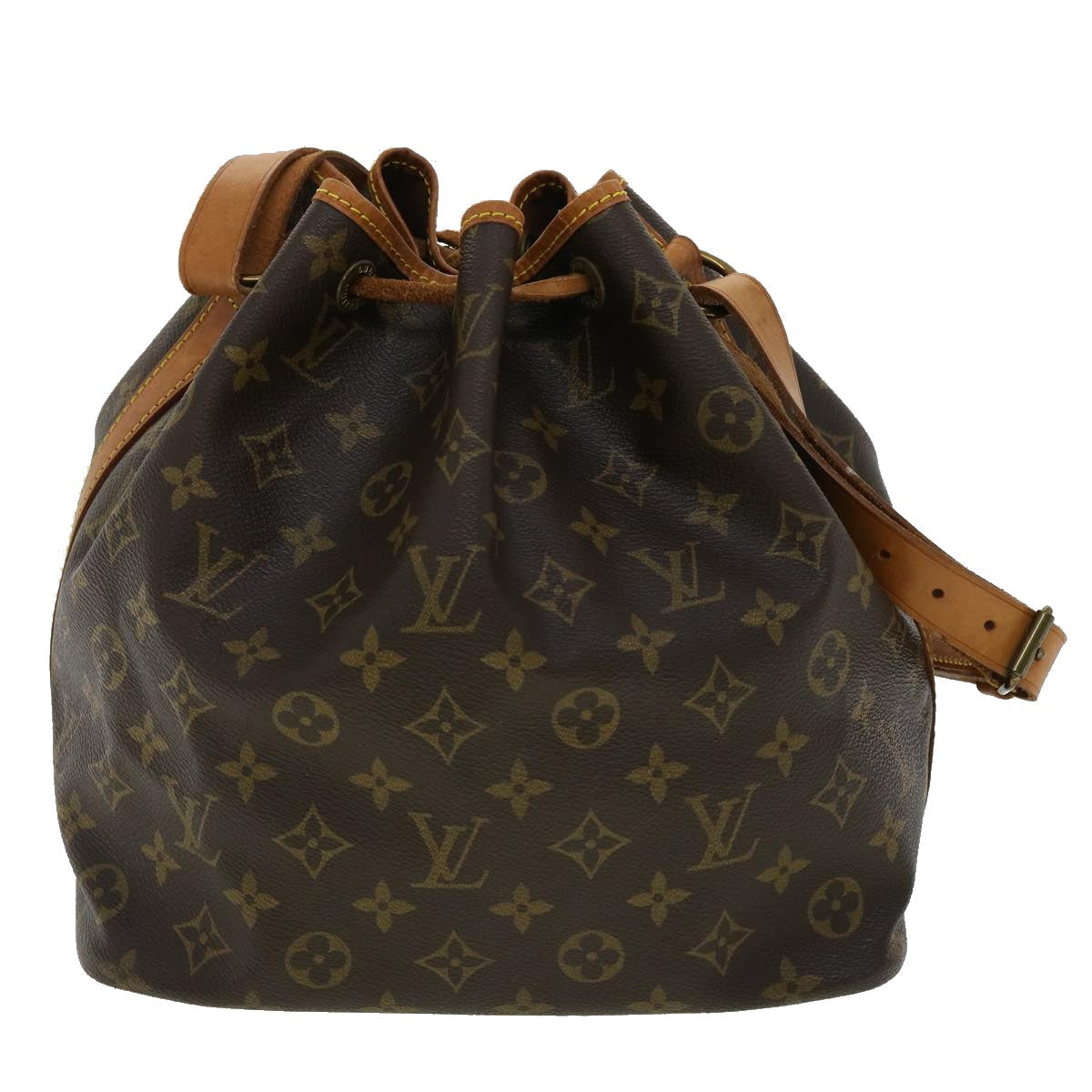 LOUIS VUITTON Monogram Petit Noe Shoulder Bag M42226 LV jk2858