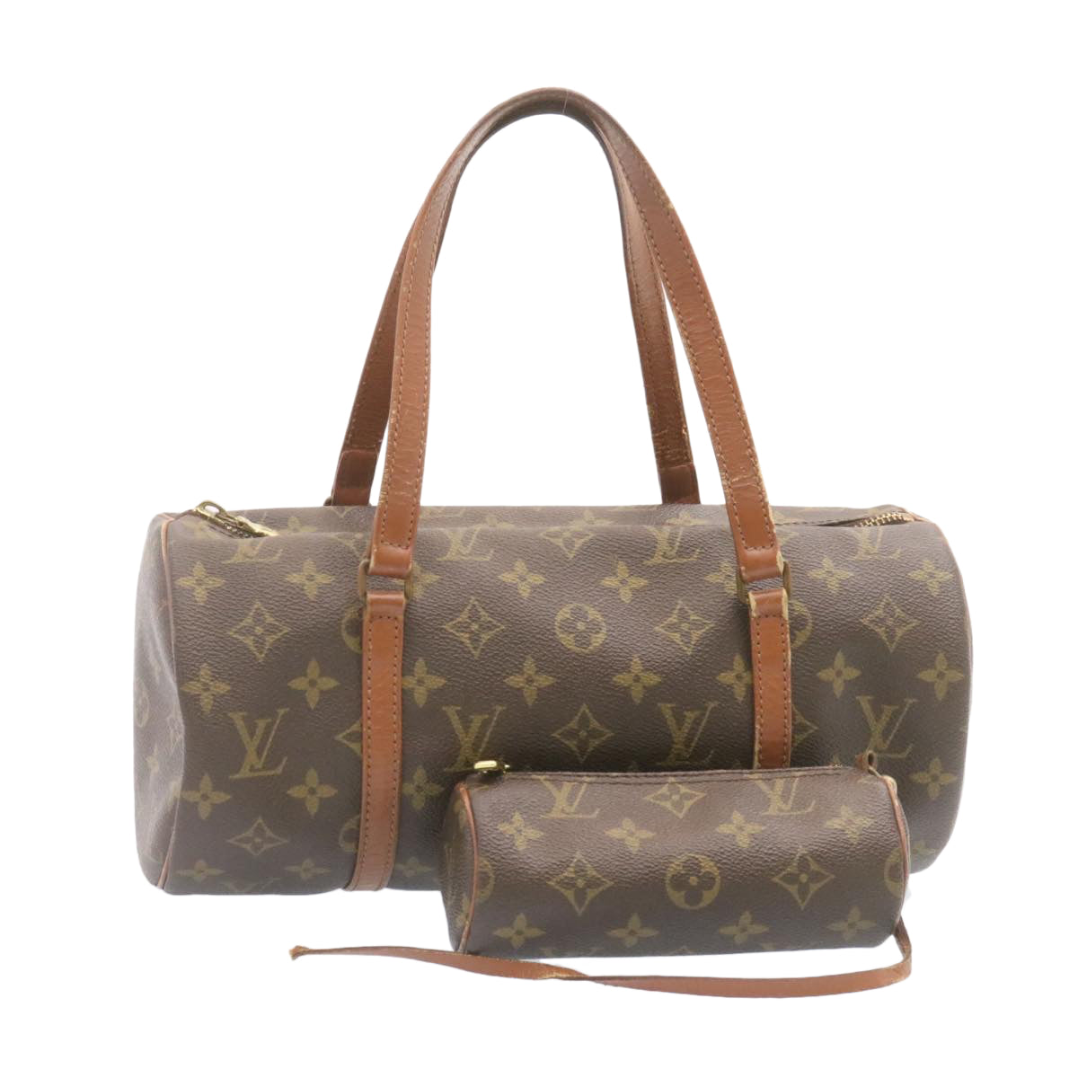 LOUIS VUITTON Monogram Papillon 30 Hand Bag Vintage M51365 LV jk290