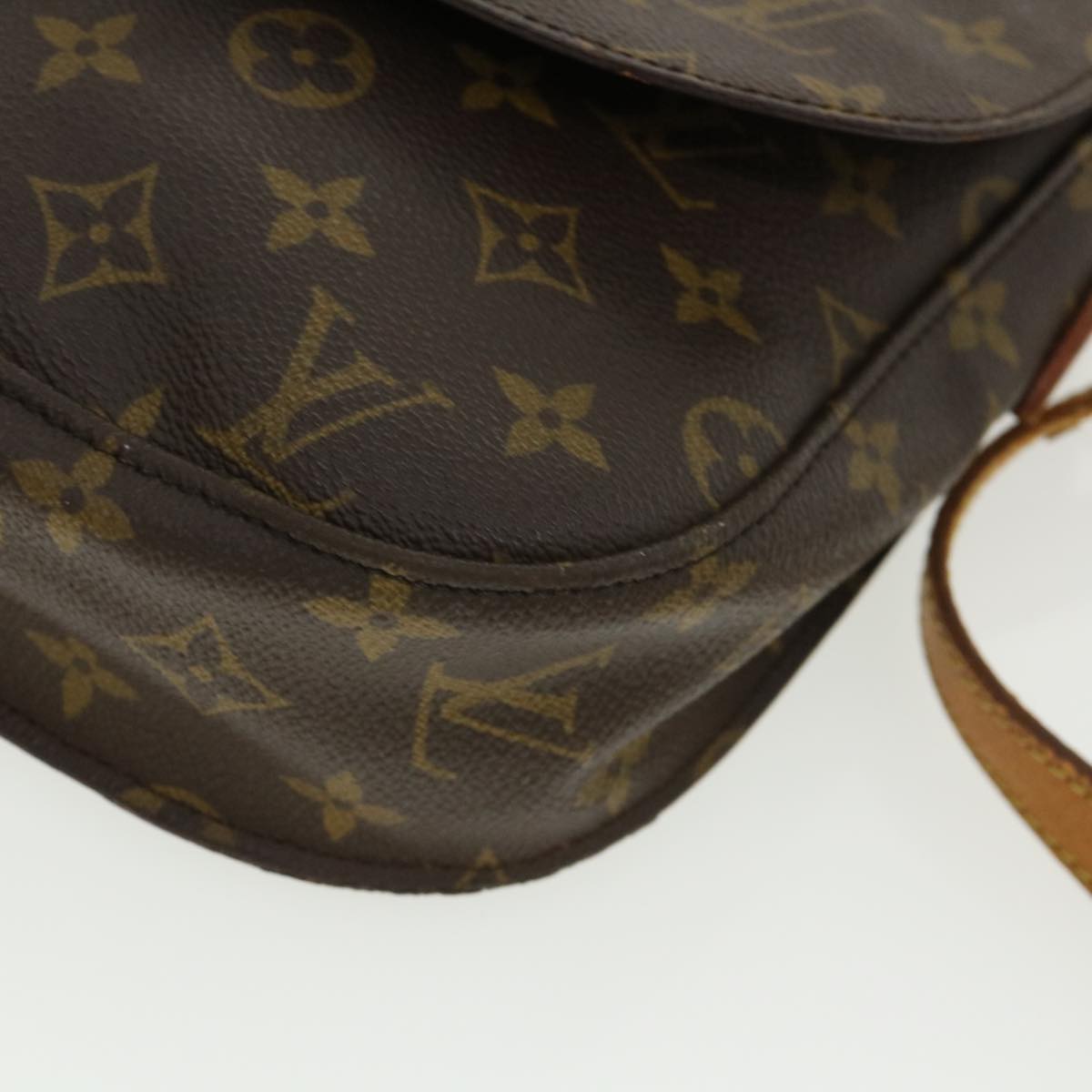 LOUIS VUITTON Monogram Saint Cloud GM Shoulder Bag M51242 LV jk2965