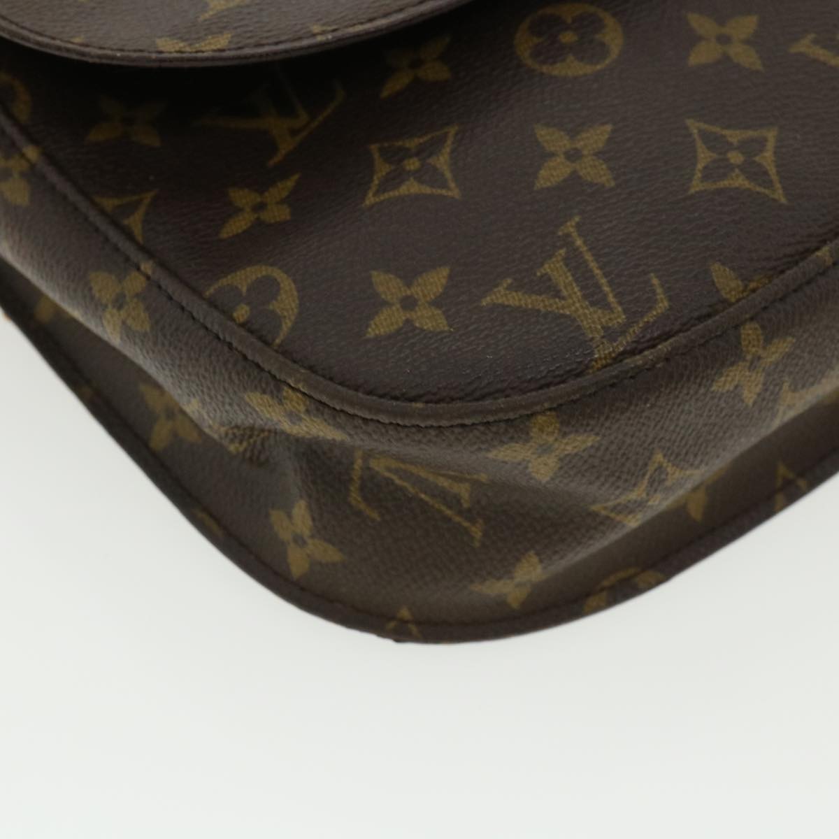 LOUIS VUITTON Monogram Saint Cloud GM Shoulder Bag M51242 LV jk2965
