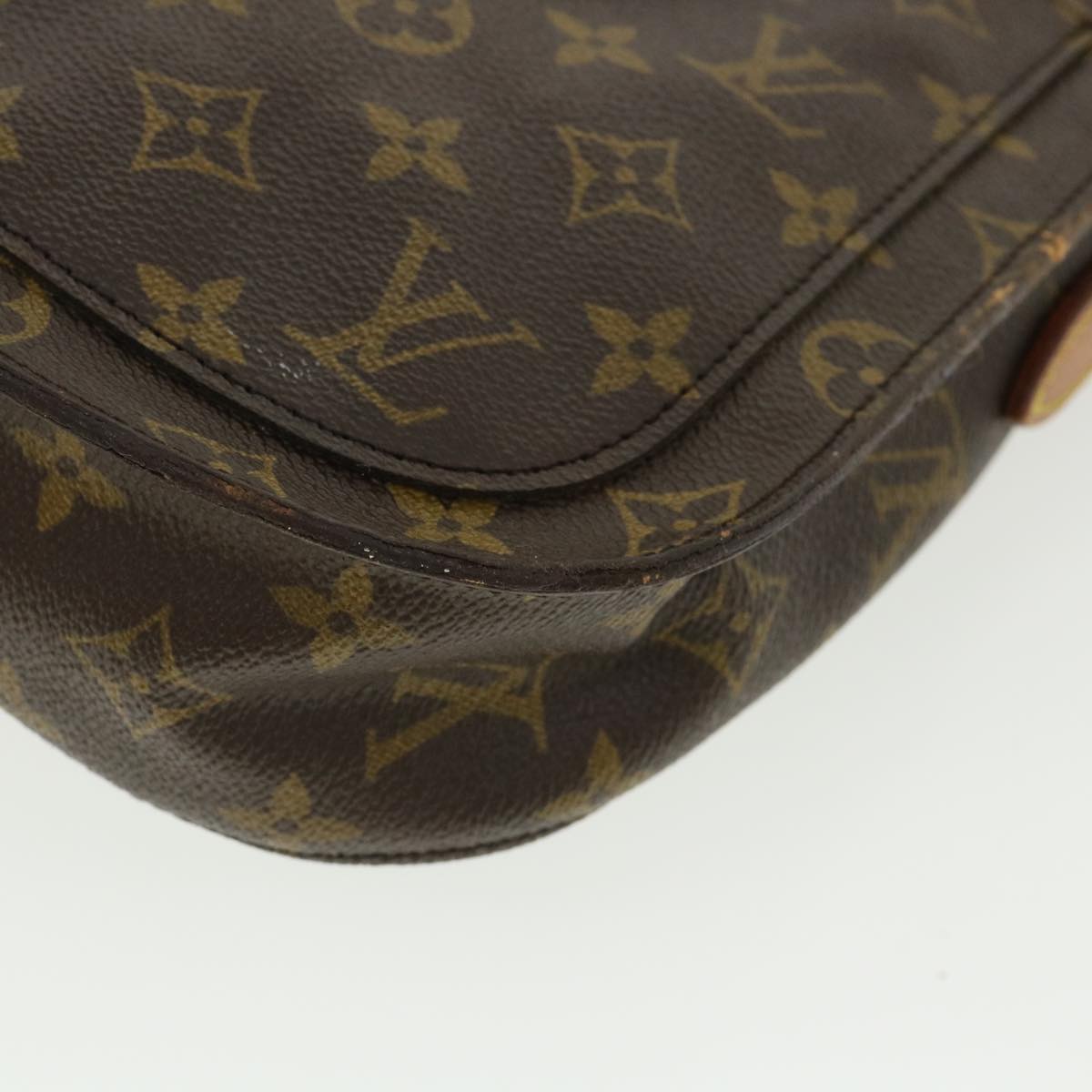 LOUIS VUITTON Monogram Saint Cloud GM Shoulder Bag M51242 LV jk2965