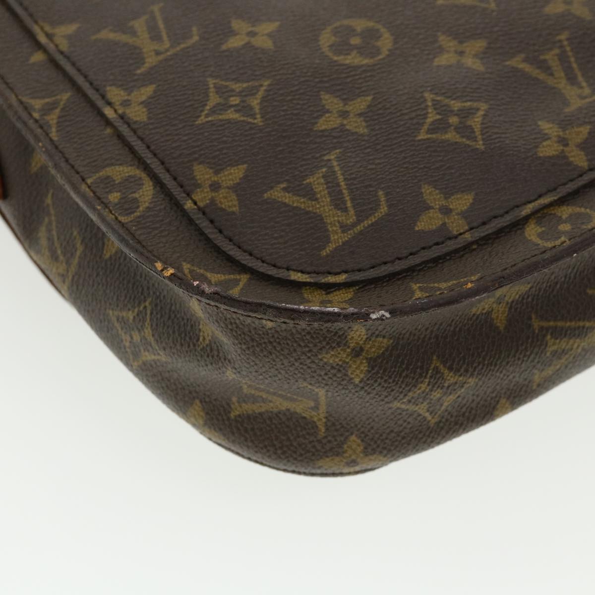 LOUIS VUITTON Monogram Saint Cloud GM Shoulder Bag M51242 LV jk2965