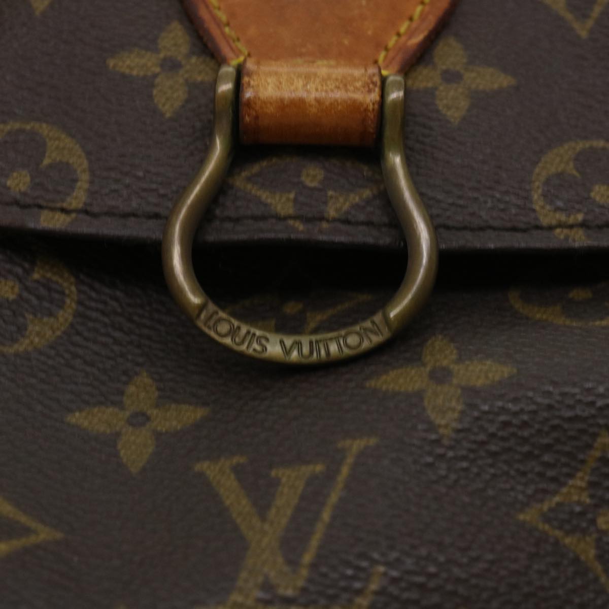 LOUIS VUITTON Monogram Saint Cloud GM Shoulder Bag M51242 LV jk2965