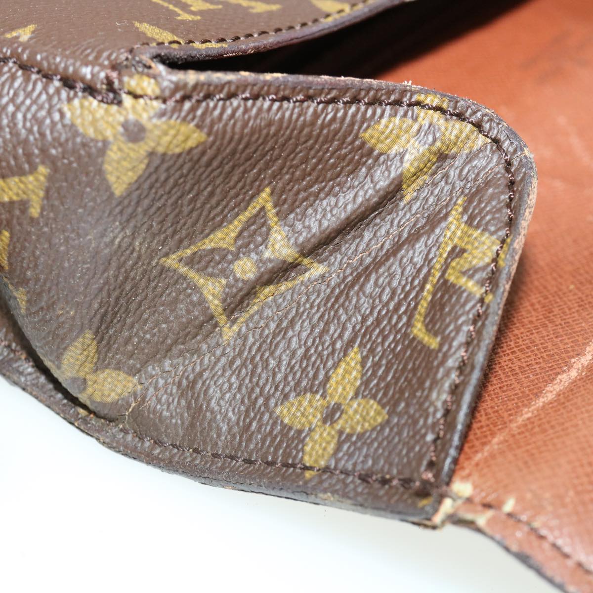 LOUIS VUITTON Monogram Saint Cloud GM Shoulder Bag M51242 LV jk2965