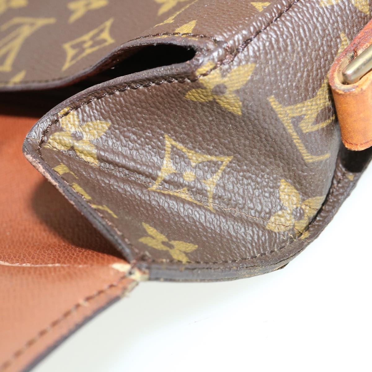 LOUIS VUITTON Monogram Saint Cloud GM Shoulder Bag M51242 LV jk2965