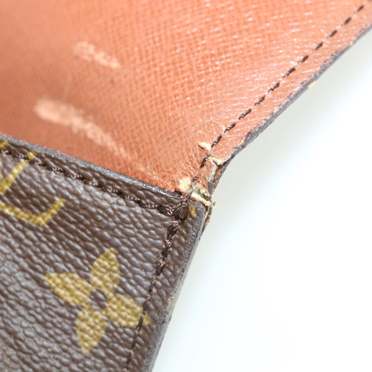 LOUIS VUITTON Monogram Saint Cloud GM Shoulder Bag M51242 LV jk2965