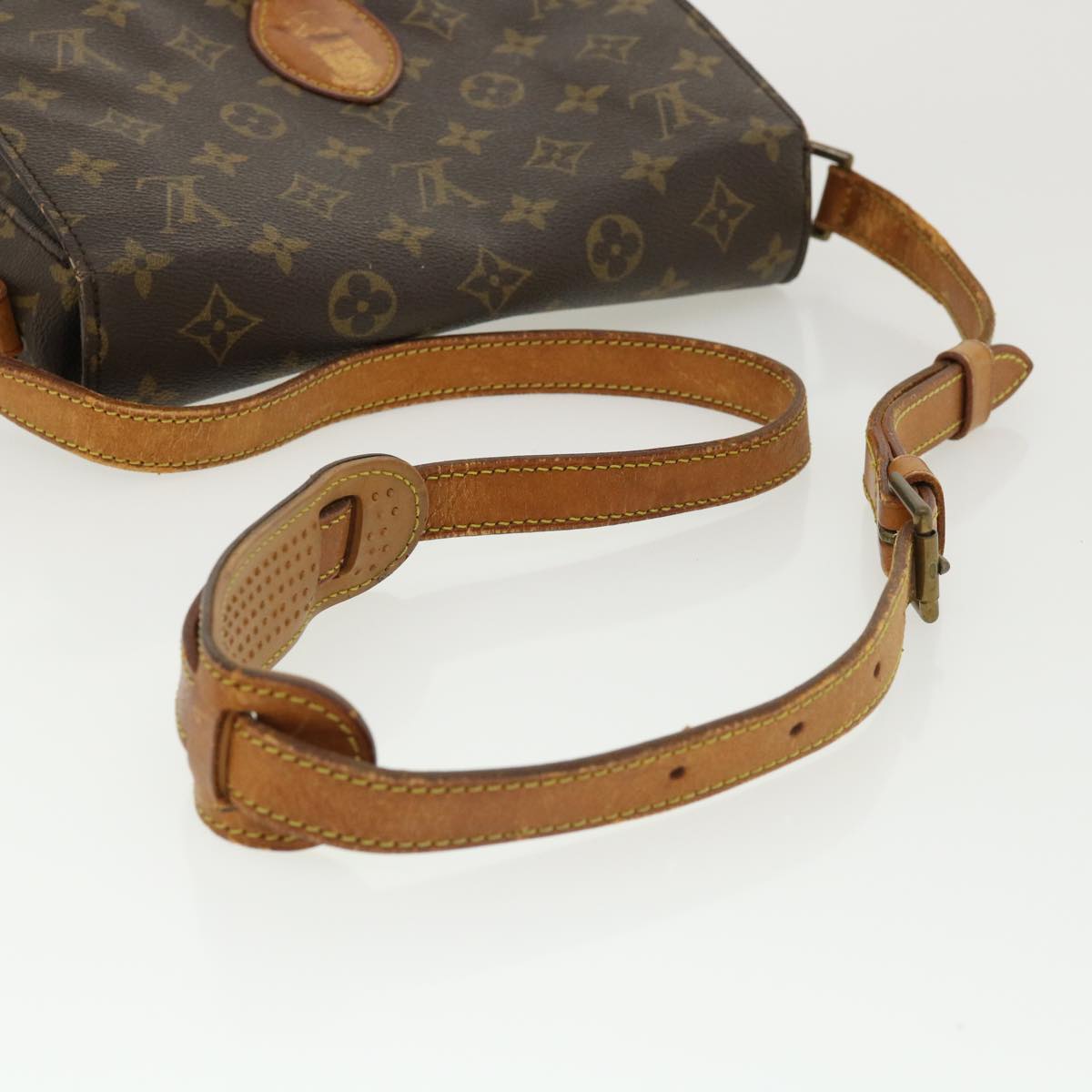 LOUIS VUITTON Monogram Saint Cloud GM Shoulder Bag M51242 LV jk2965