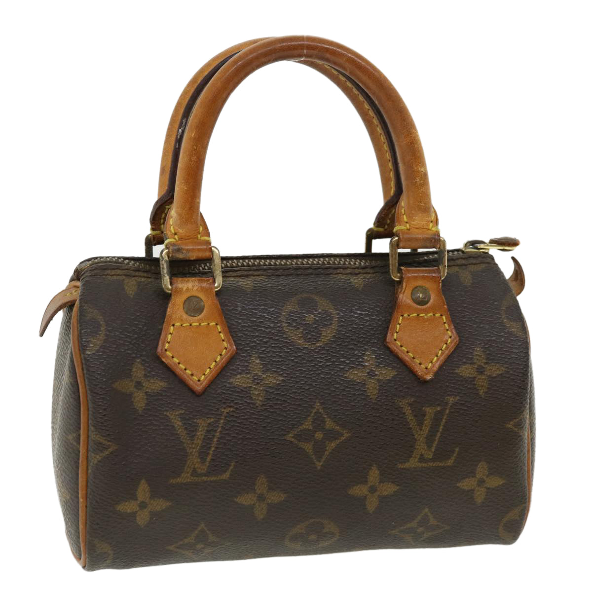 LOUIS VUITTON Monogram Mini Speedy Hand Bag M41534 LV jk2989