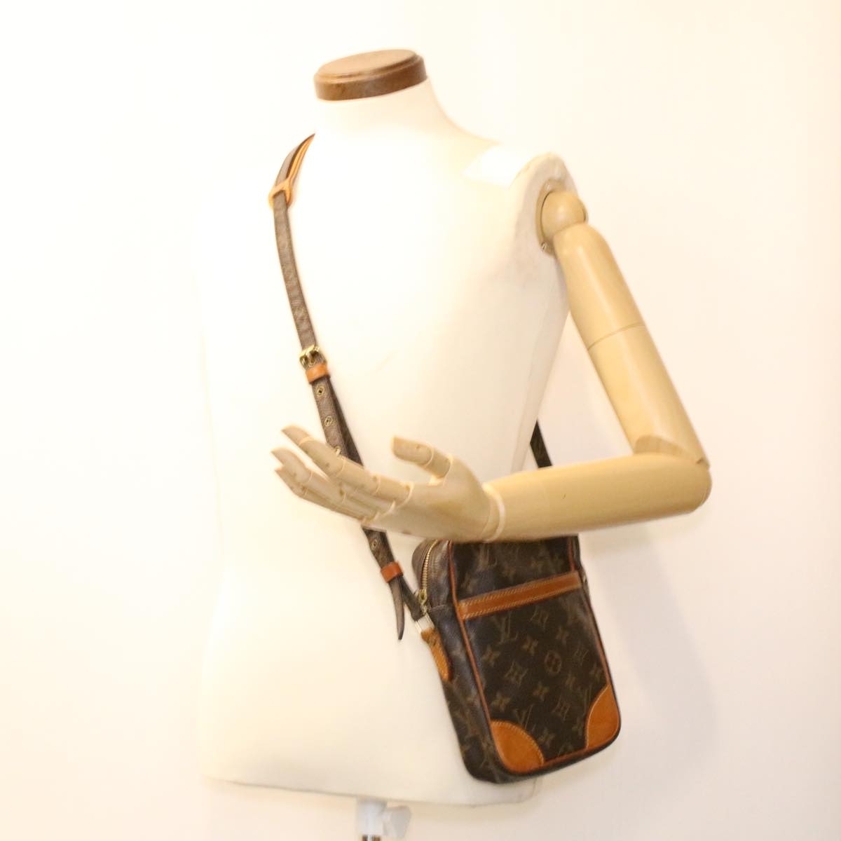 LOUIS VUITTON Monogram Danube Shoulder Bag M45266 LV 34930
