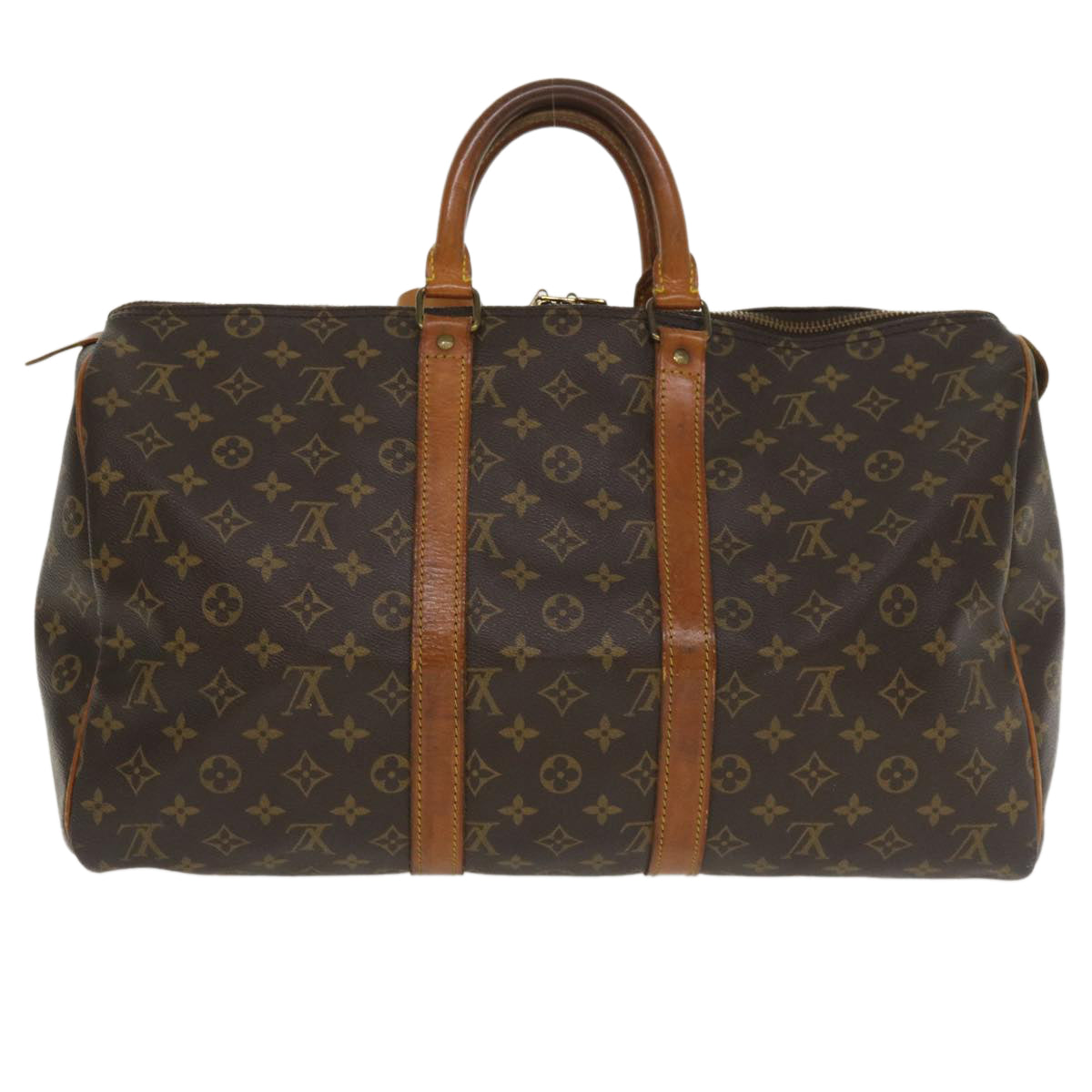 LOUIS VUITTON Monogram Keepall 45 Boston Bag M41428 LV jk3022