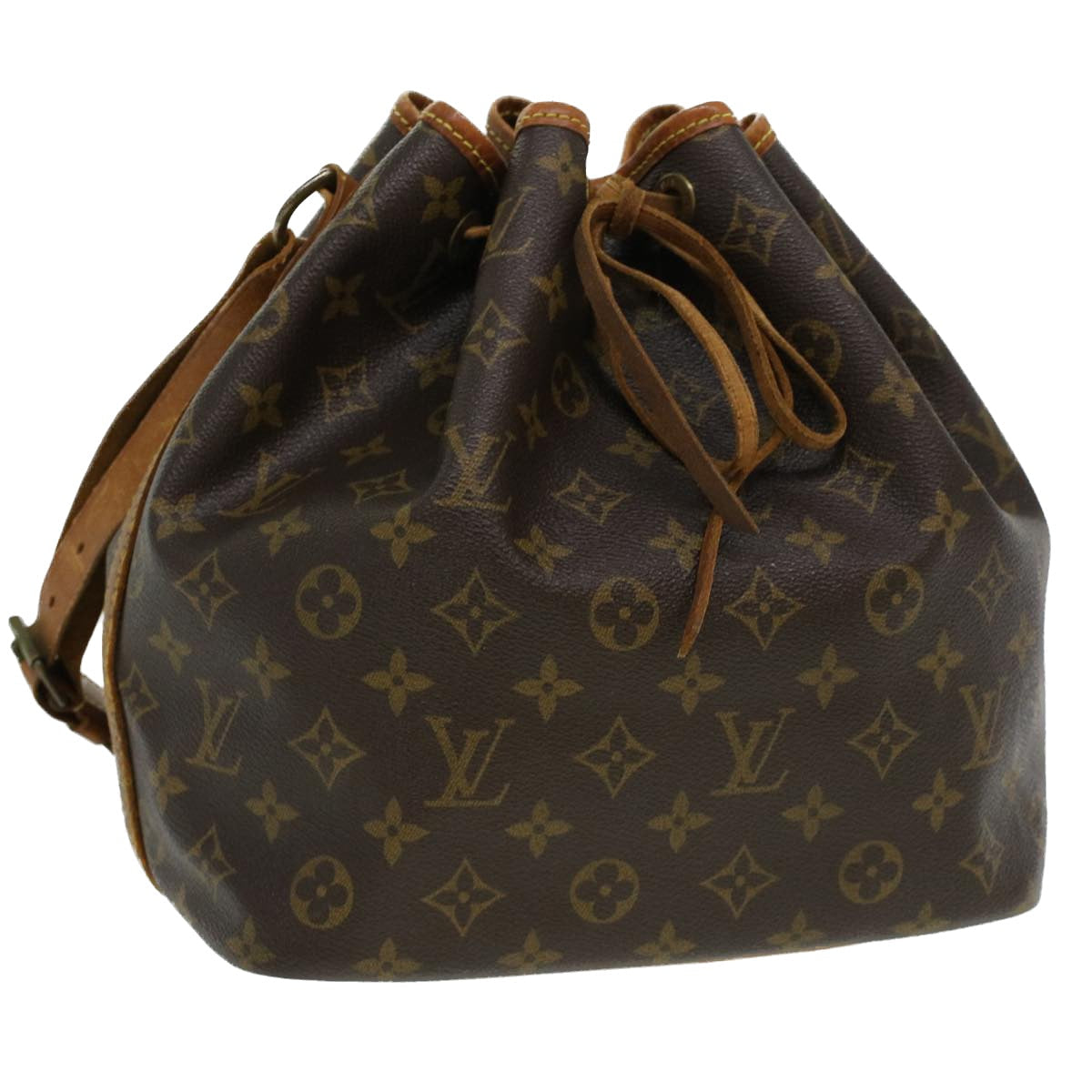 LOUIS VUITTON Monogram Petit Noe Shoulder Bag M42226 LV jk3024