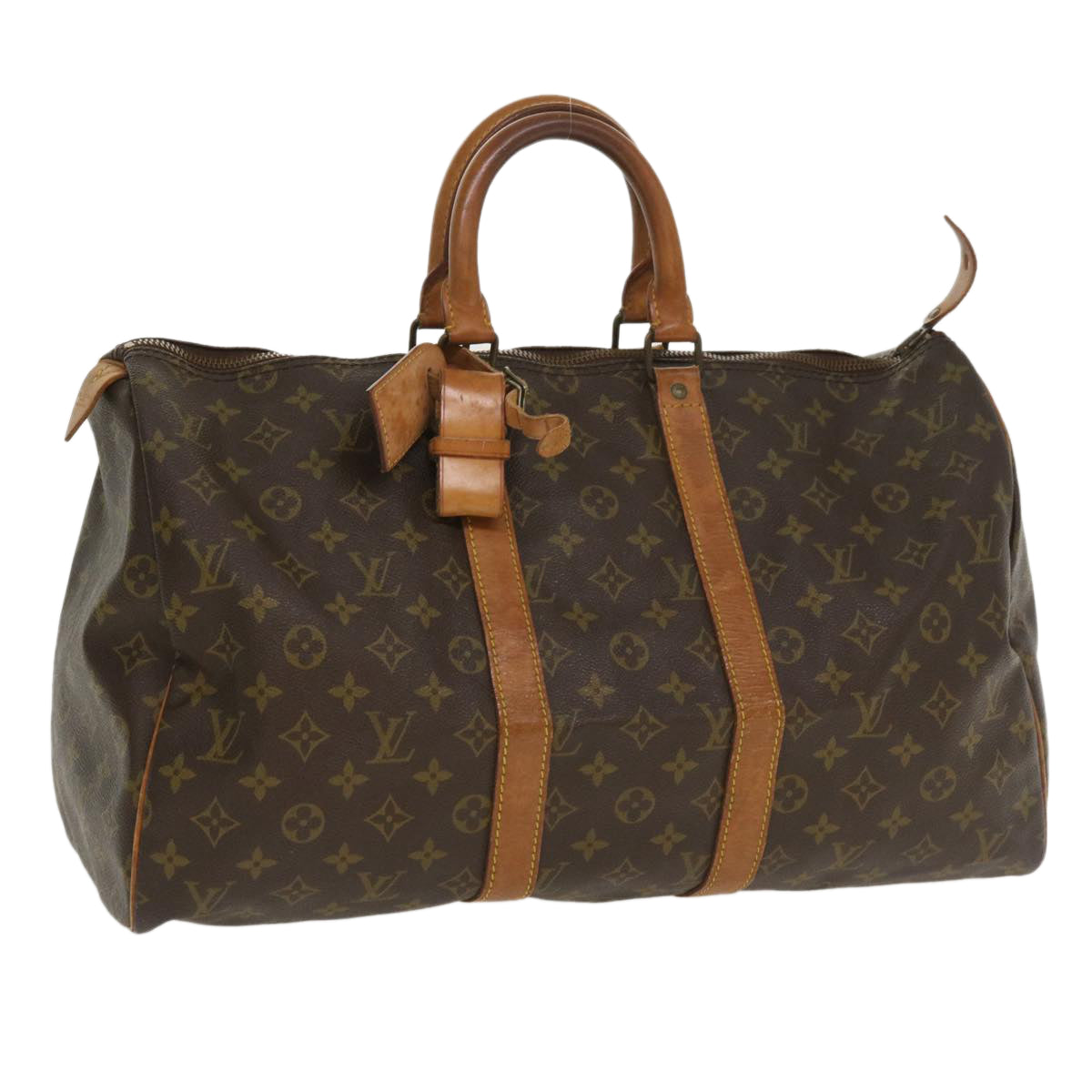 LOUIS VUITTON Monogram Keepall 45 Boston Bag Vintage M41428 LV jk3030