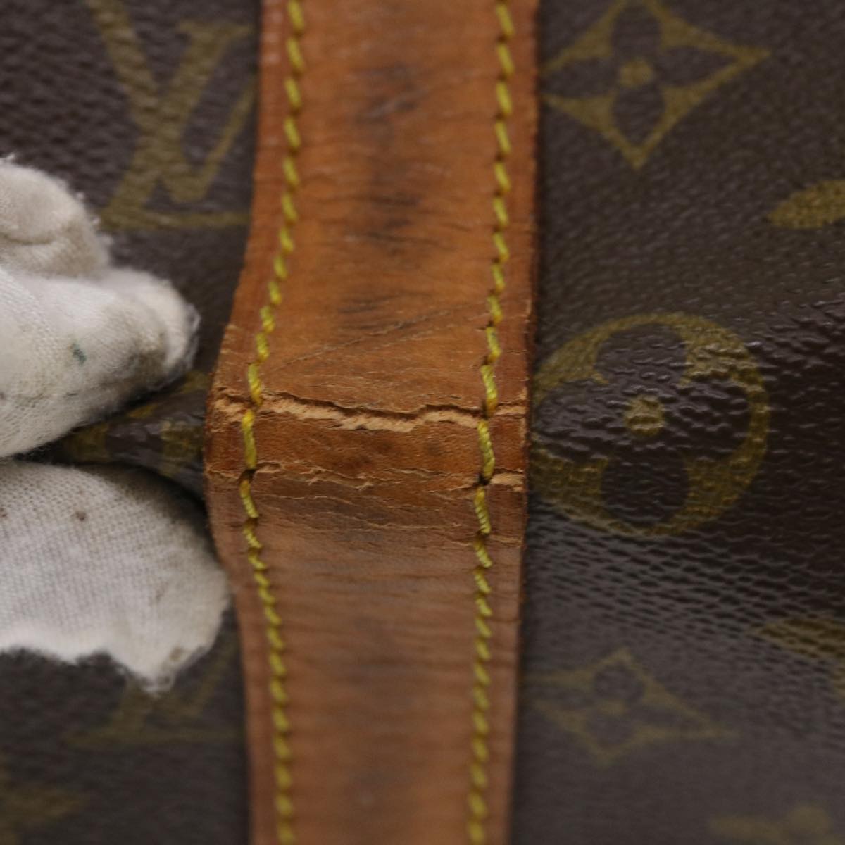 LOUIS VUITTON Monogram Keepall 45 Boston Bag Vintage M41428 LV jk3030
