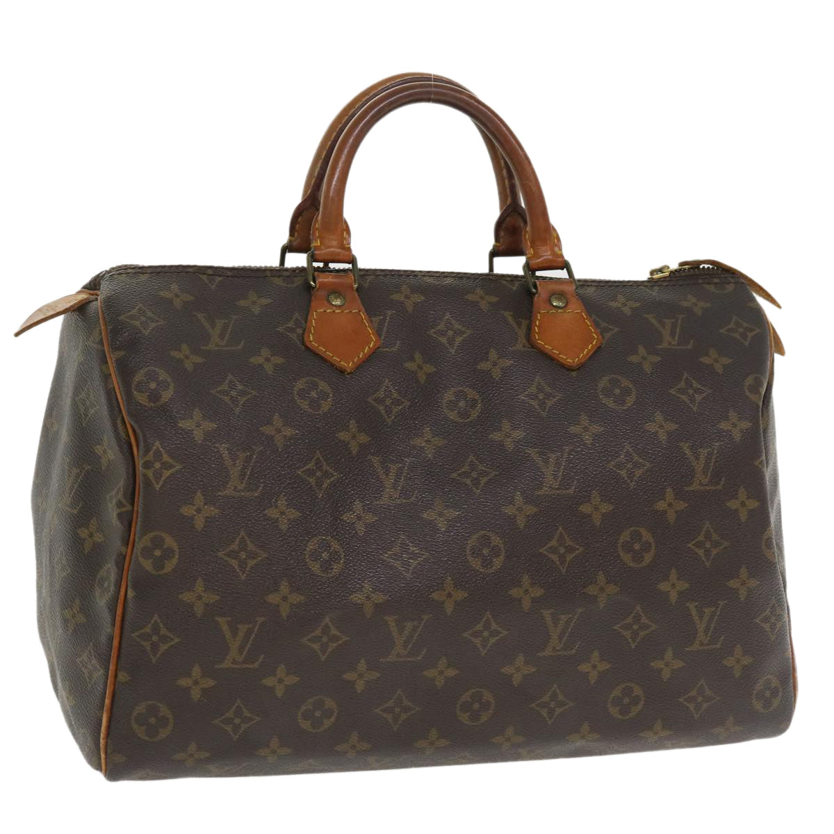 LOUIS VUITTON Monogram Speedy 35 Hand Bag M41524 LV jk3031