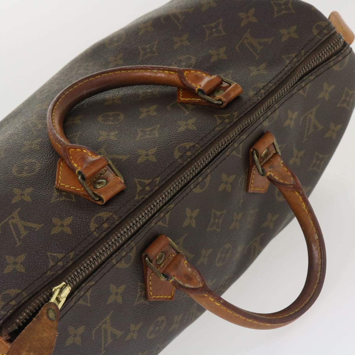 LOUIS VUITTON Monogram Speedy 35 Hand Bag M41524 LV jk3031