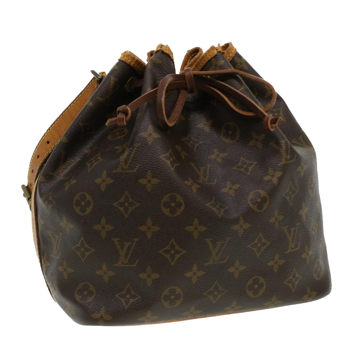 LOUIS VUITTON Monogram Petit Noe Shoulder Bag M42226 LV jk3032