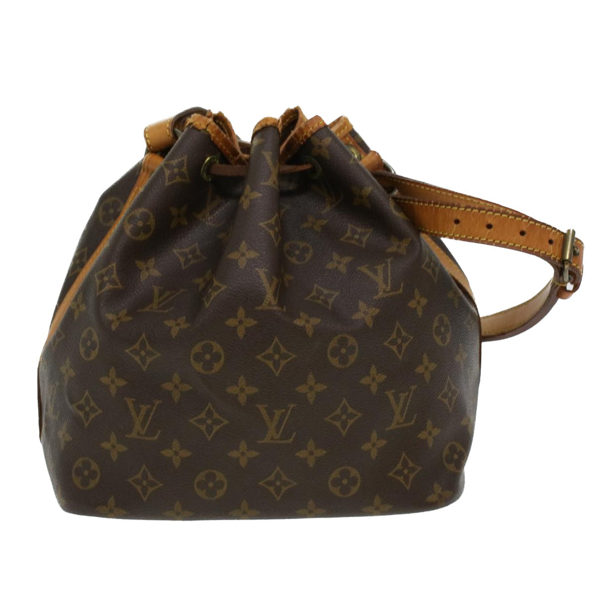 LOUIS VUITTON Monogram Petit Noe Shoulder Bag M42226 LV jk3032