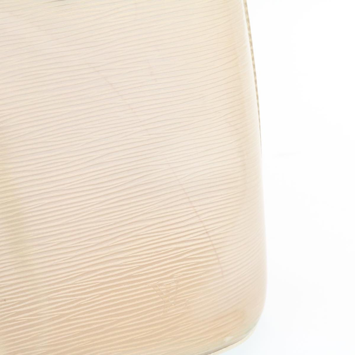 LOUIS VUITTON Epi Plage Mini Lagoon Bay Tote Bag White Clear M92263 jk361