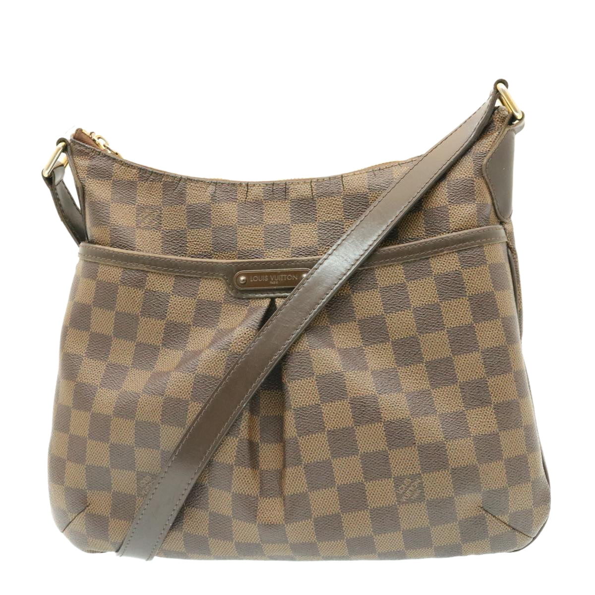 LOUIS VUITTON Damier Ebene Bloomsbury PM Shoulder Bag N42251 LV jk506