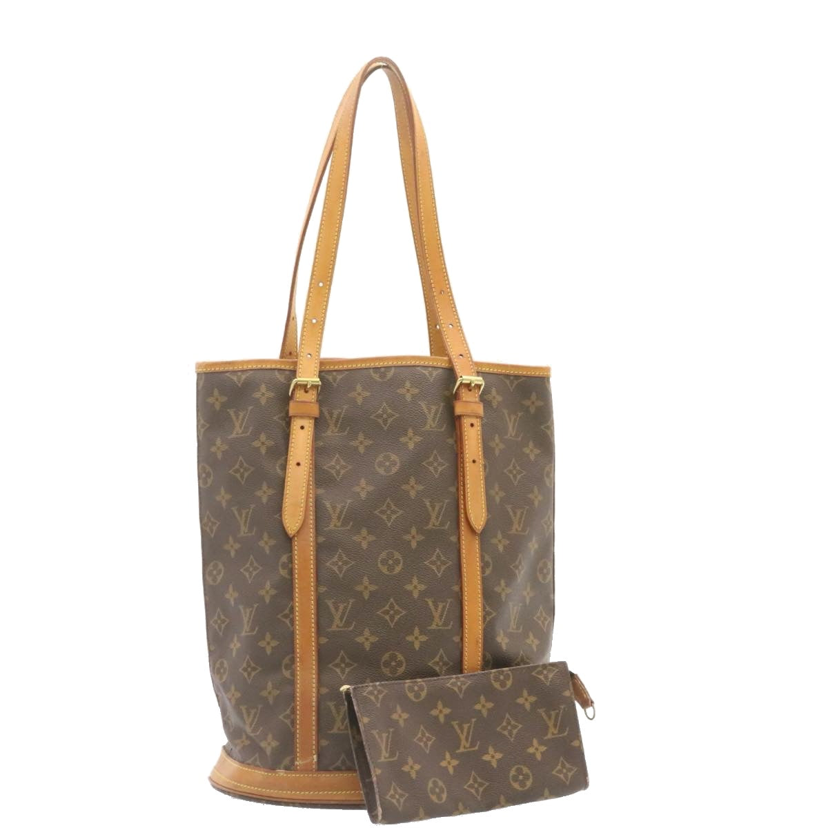 LOUIS VUITTON Monogram Bucket GM Shoulder Bag M42236 LV jk515